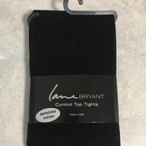 Black plus size tights